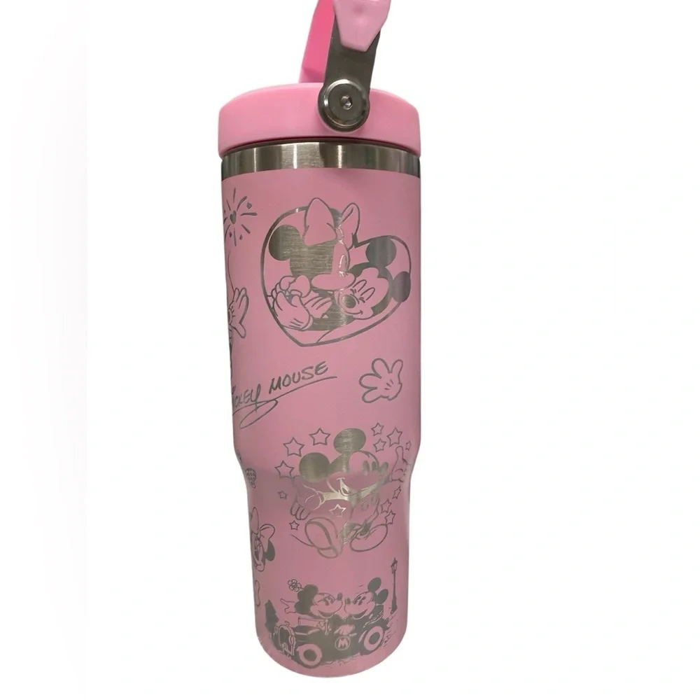 Mickey and Minnie Laser engraved 30oz Tumbler.